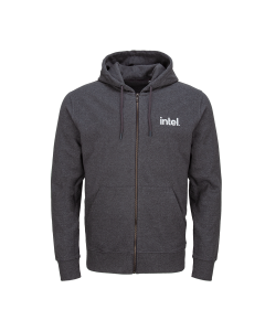 Unisex Zip Hoodie Grey
