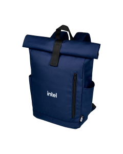 Roll-Top Backpack-Navy